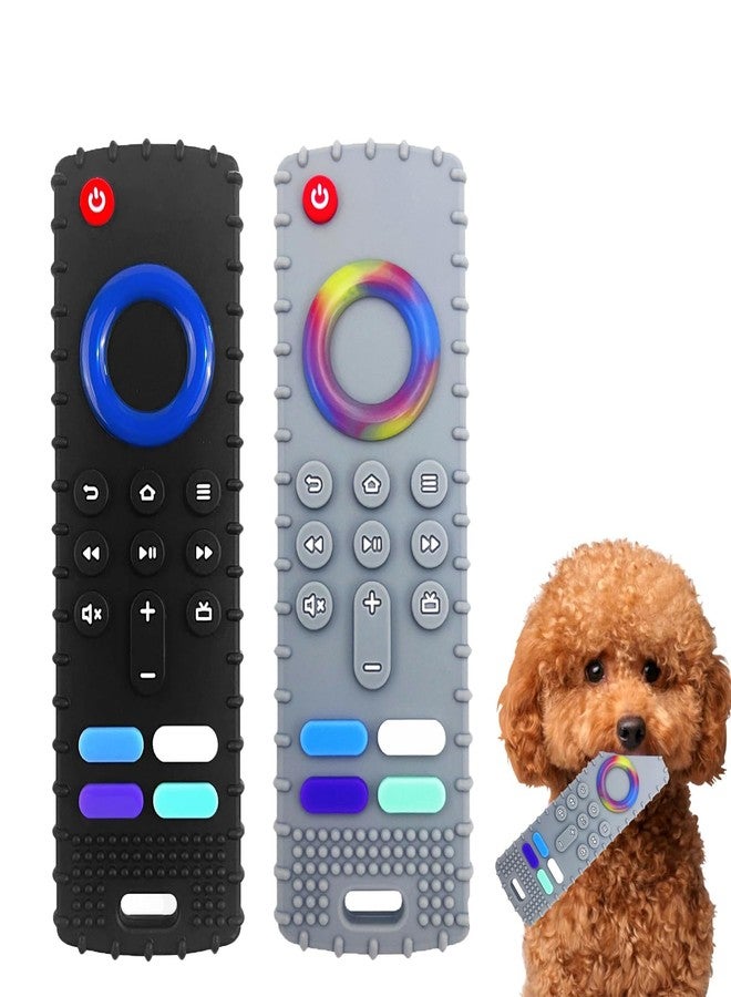 Intatikoo Puppy Toys for Teething, Remote Control Teether for Small Dogs,Puppy Teething Toy for Boredom & Stimulation,BPA-Free - Image 1